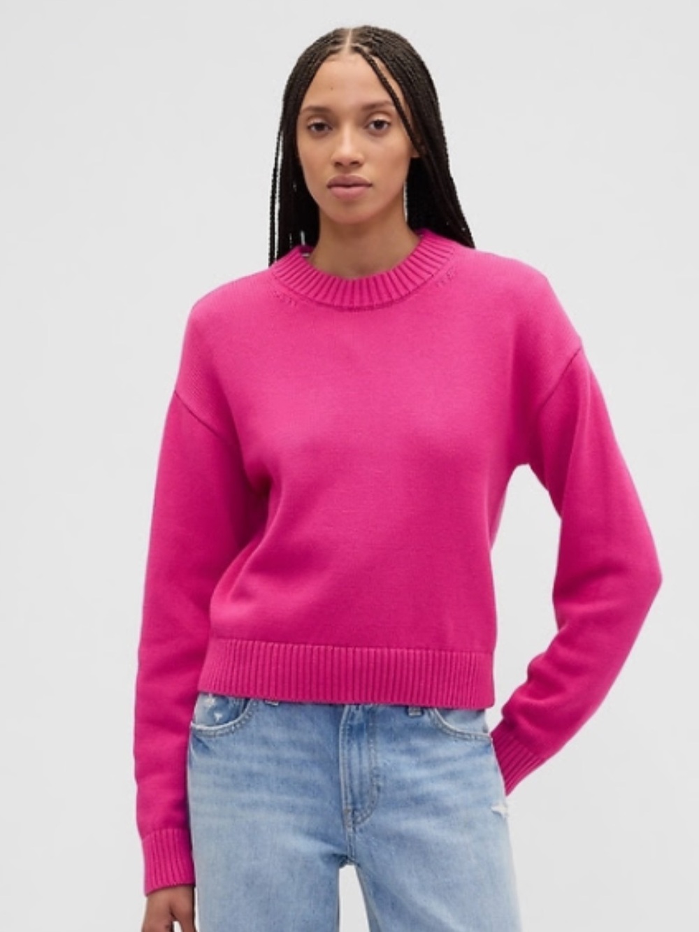 💖GAP CROPPED CREWNECK SWEATER💖